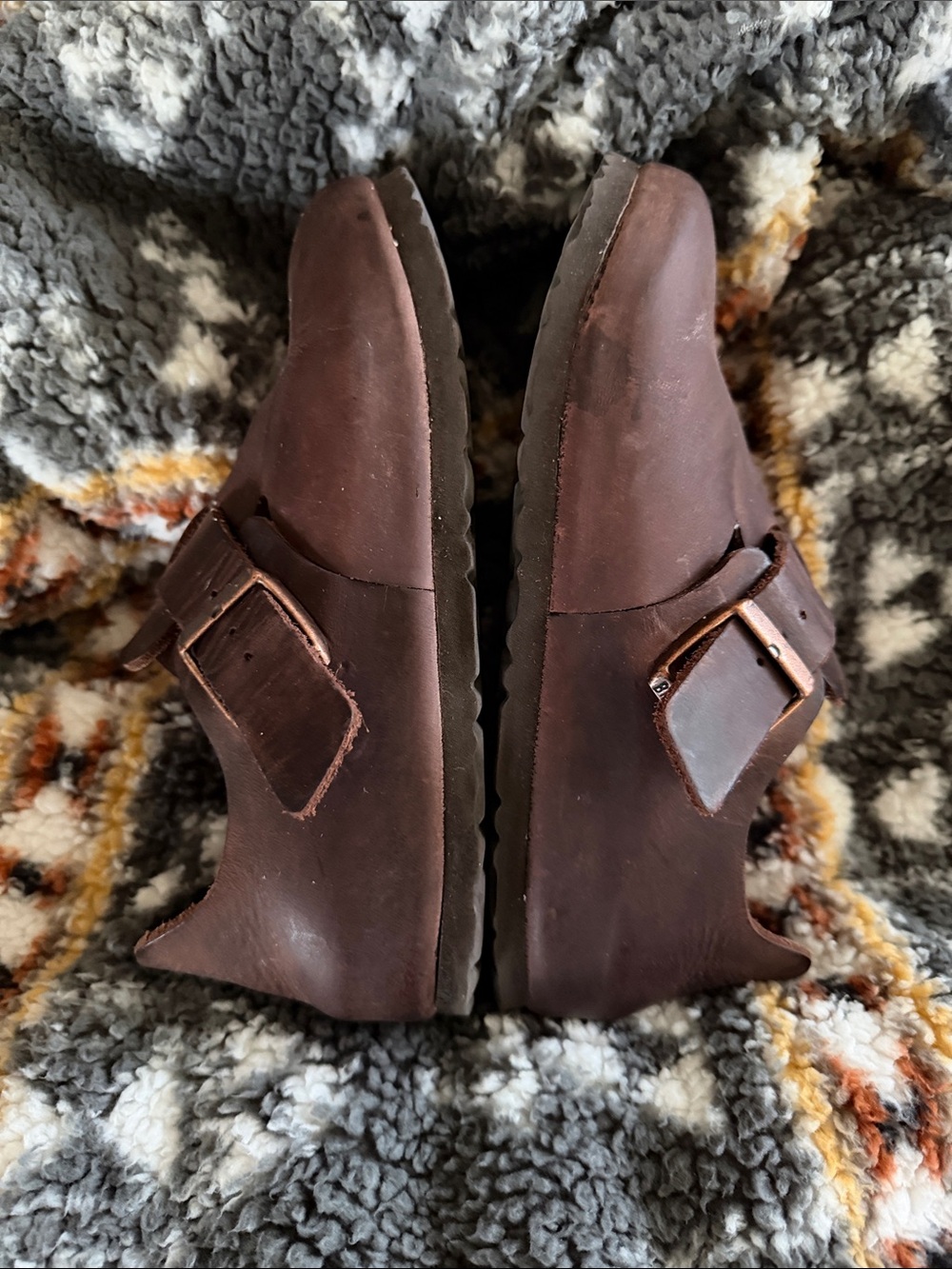 Brown London Birkenstock clogs - Picture 4 of 7